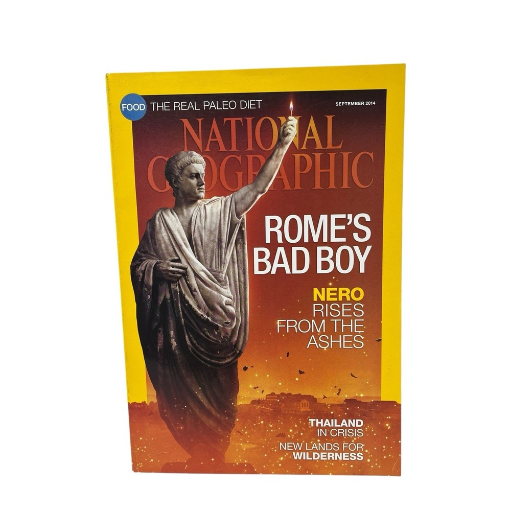 National Geographic Magazine September 2014 Rome's Bad Boy, Thailand, Paleo Diet